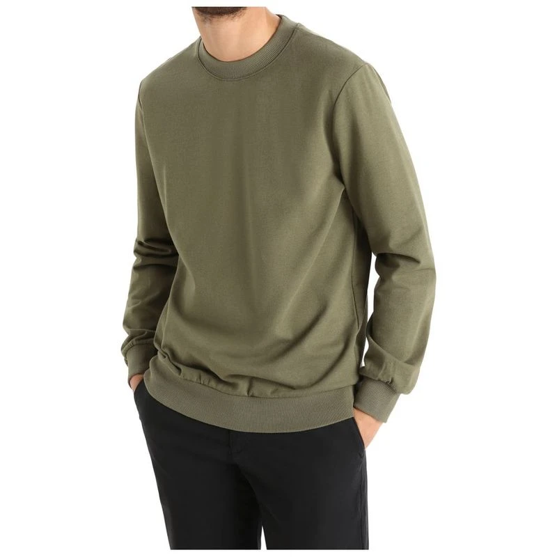 Pull Icebreaker Sport 320 Homme - Vert Moyen - Laine Mérinos NZ - Taille M