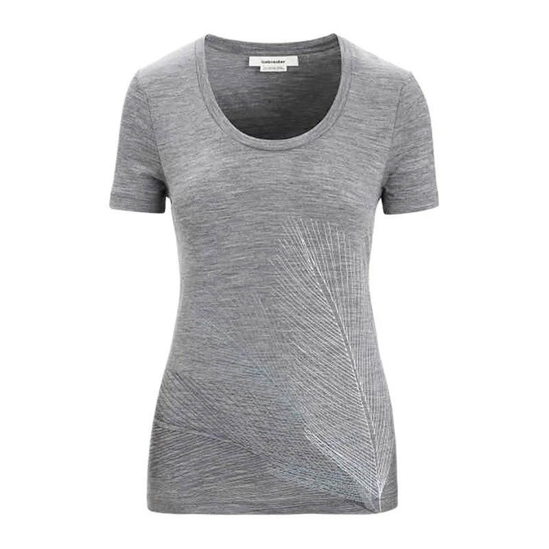 Icebreaker Womens Tech Lite II T Shirt (Grey) Sportpursuit com