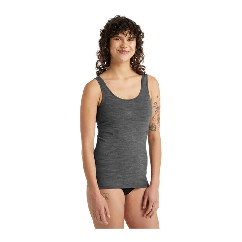 Camisola Interior Icebreaker Siren Para Mujer - Lana Merino, Integra Soporte, Transpirable Y Antiolores