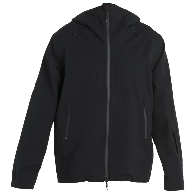Icebreaker Mens Shell  Peak Jacket (Black) Sportpursuit com