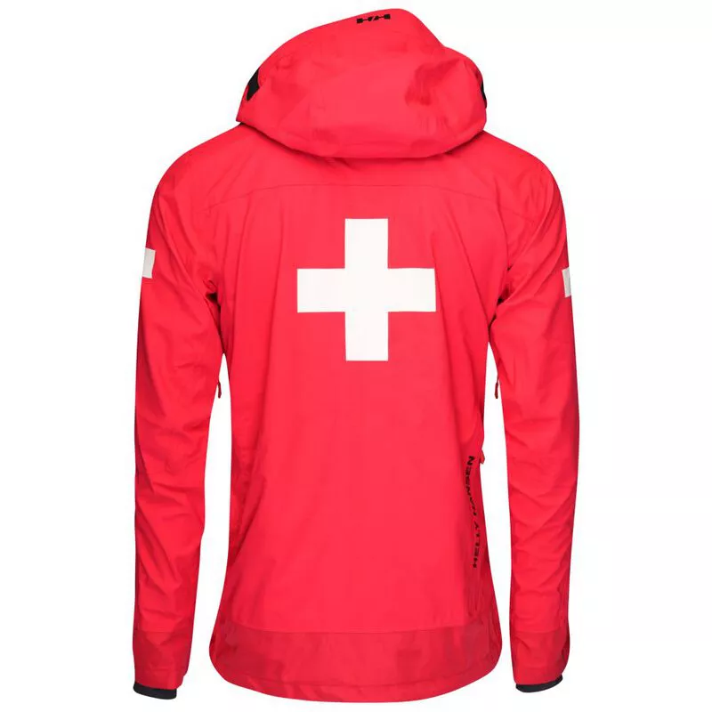 Helly Hansen Mens Bock Shell Jacket (True Red Cross) | Sportpursuit.co