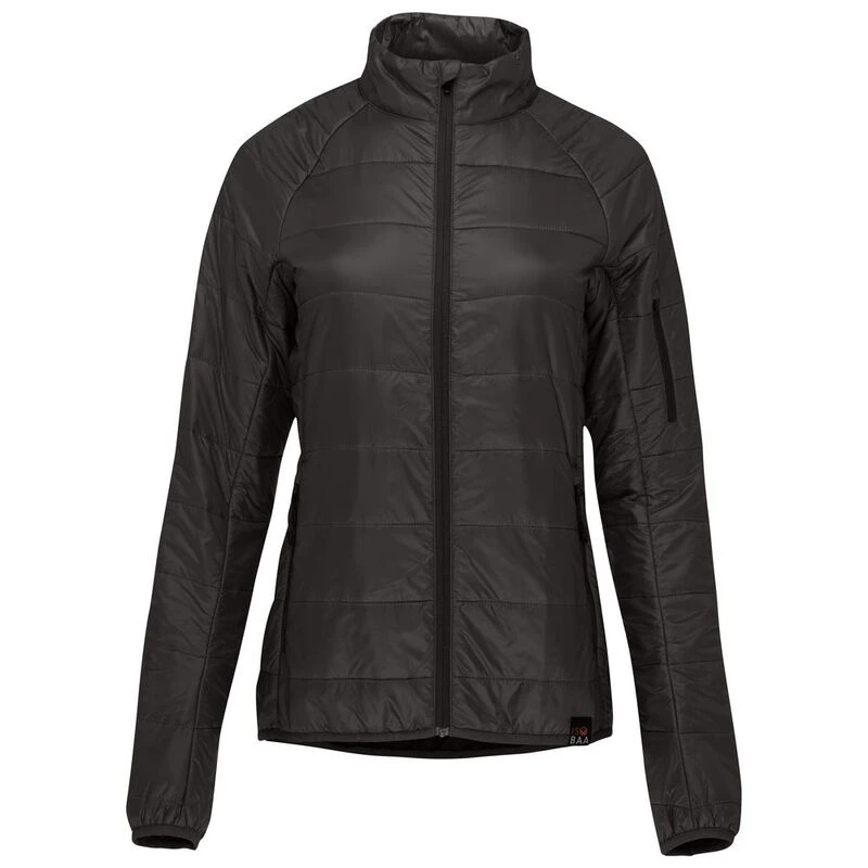Isobaa Womens Packable Insulated Jacket (Smoke/Black) | Sportpursuit.c