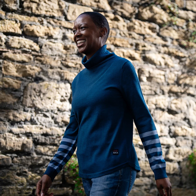 Roll neck sweaters womens outlet