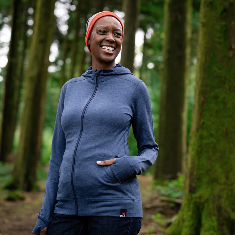 Isobaa merino clearance hoodie