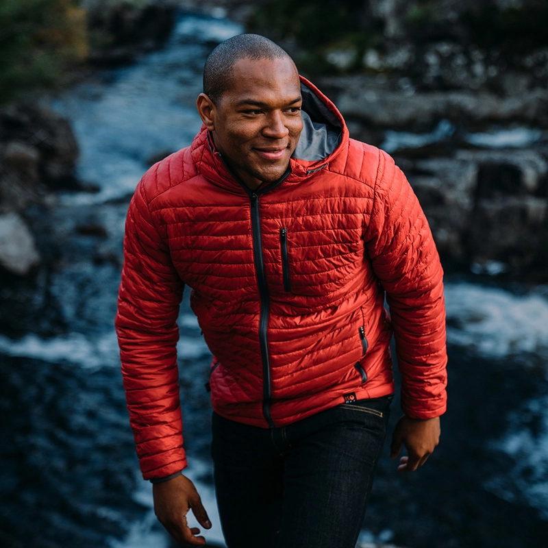 Isobaa mens merino wool insulated jacket shop