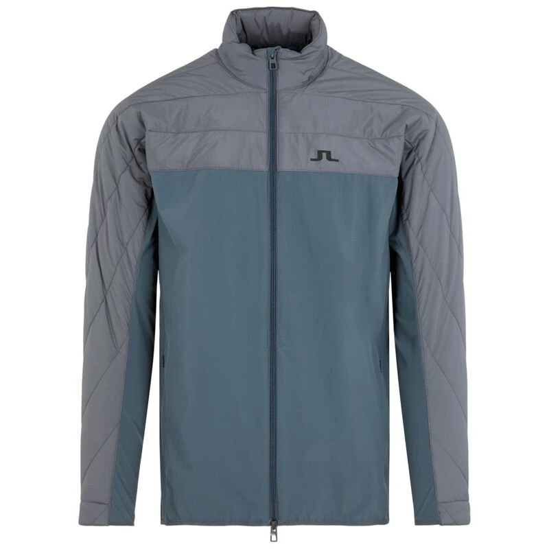 J Lindeberg Mens Winter Hybrid Lux Softs Padded Jacket Dark Grey S