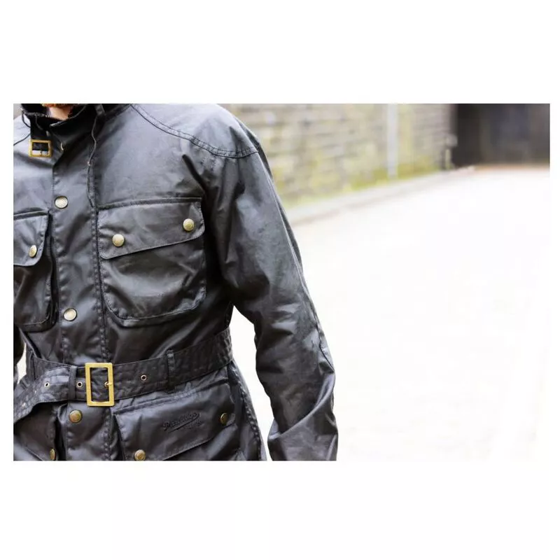 John Partridge Mens Speed 6 Biker Jacket Black Sportpursuit