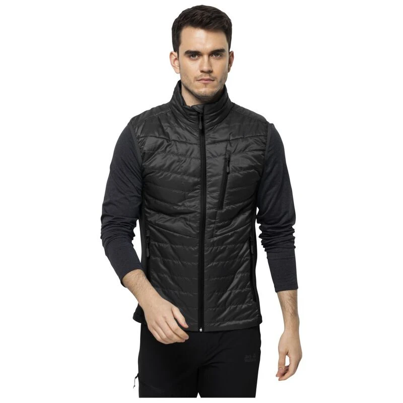 JackWolfskin Mens Routeburn Pro INS Insulated Gilet Black Sportpur