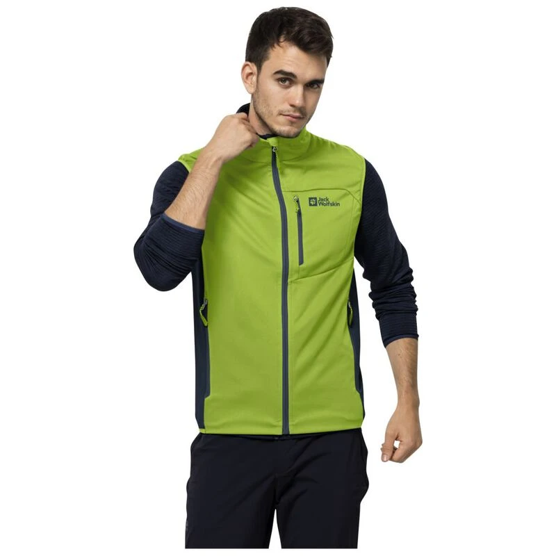 JackWolfskin Mens Highest Peak Gilet Fresh Green Sportpursuit