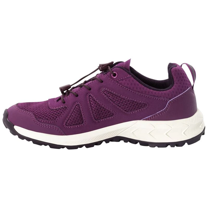 Jack Wolfskin Womens Woodland 2 Vent Low Hiking Shoes (Wild Berry) | S