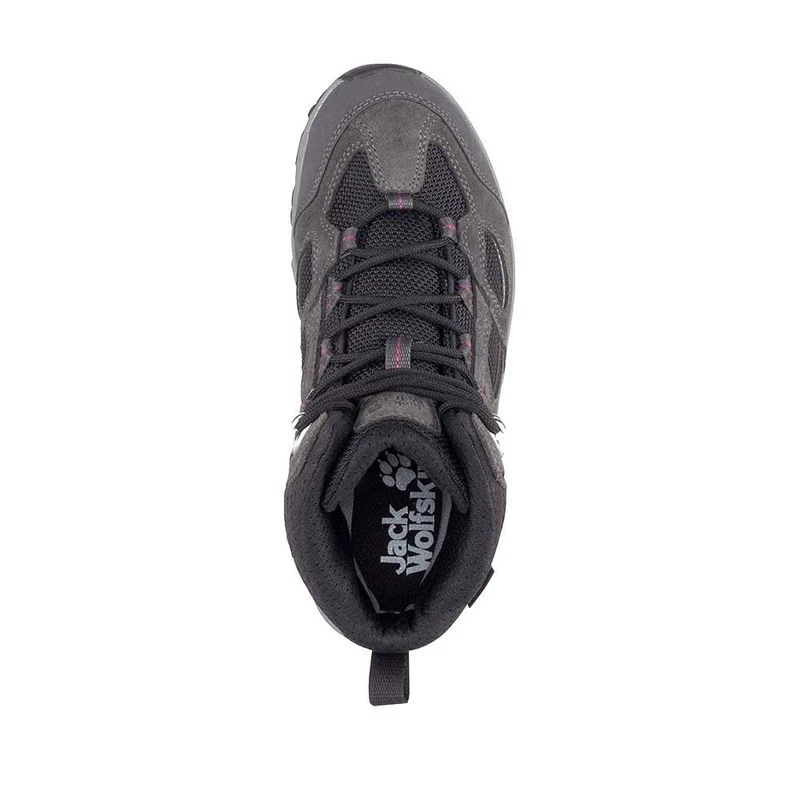 JackWolfskin Womens Vojo 3 Texapore Mid Hiking Shoes Dark Steel Purpl
