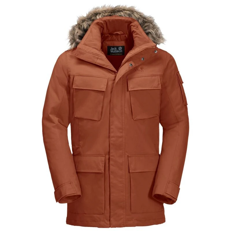 Jack Wolfskin Mens Glacier Canyon Parka Copper Sportpursuit