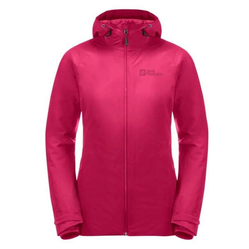 Jack Wolfskin Womens Glaabach 3 in 1 Jacket Cranberry Sportpursuit