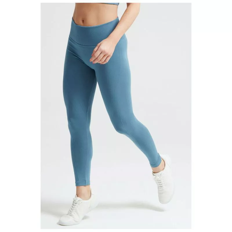 Jilla Active Womens Feel Rooted Modal Blend Leggings Teal Sportpur