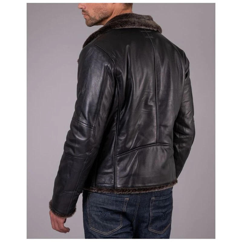 Hudson leather biker jacket hotsell