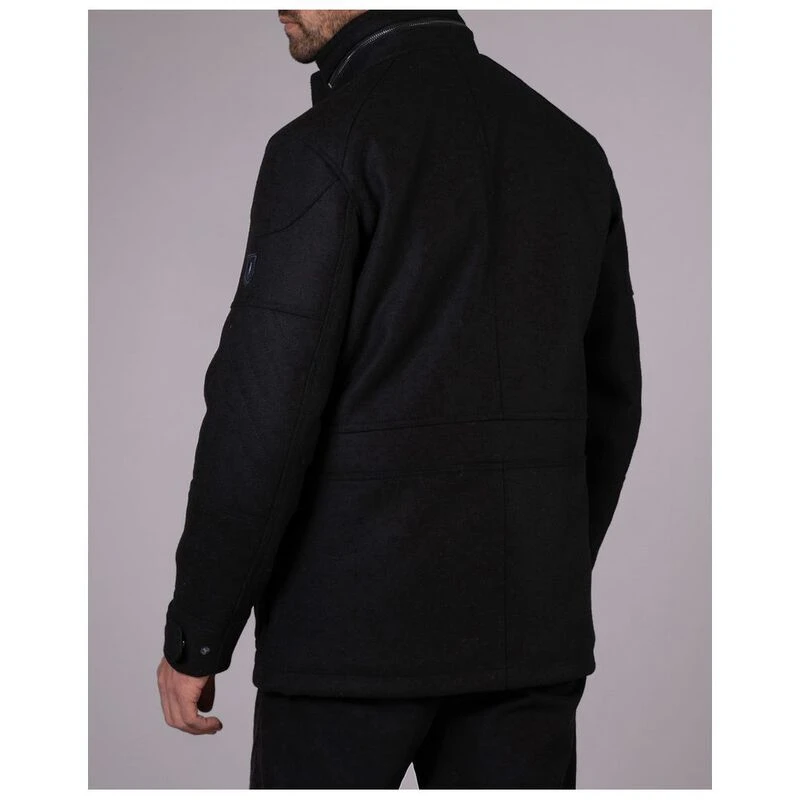 Jofama Mens Ethan Wool Field Jacket (Black) | Sportpursuit.com