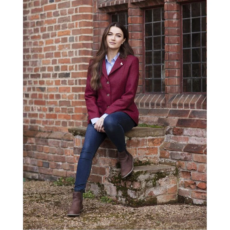 Veste Harris Tweed London à carreaux rouges et bleus – Boutique Harris Tweed