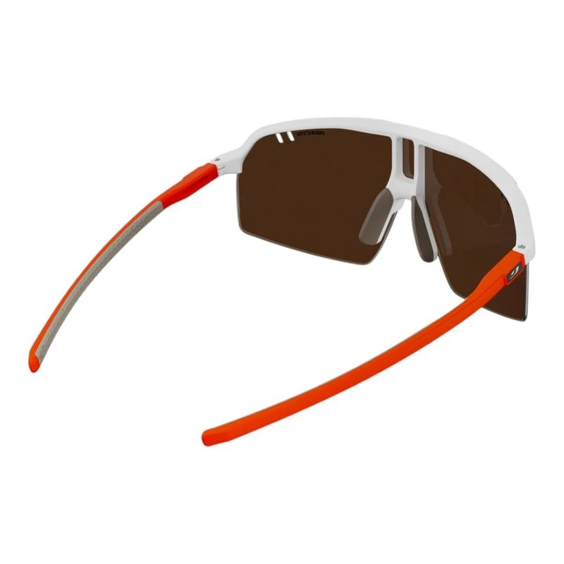 Julbo Mens Intensity Sunglasses (White/Orange Fluo) | Sportpursuit.com