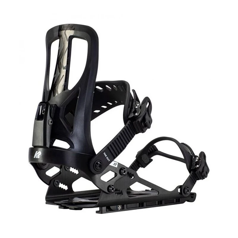 K2 Far Out Snowboard Bindings (Black) | Sportpursuit.com