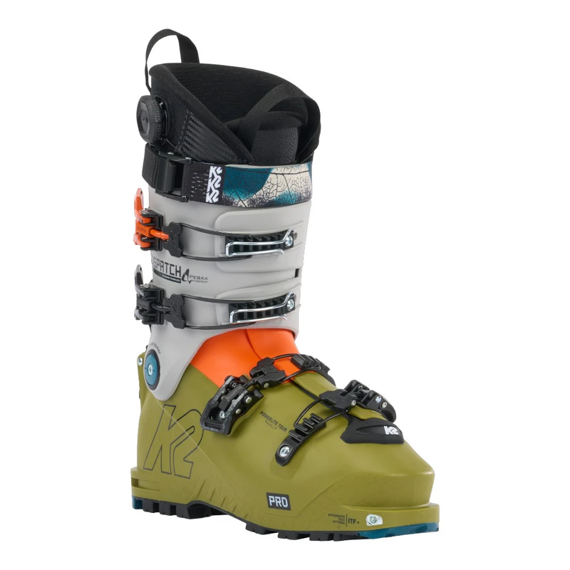 K2 Mens Dispatch Pro 24/25 Ski Boots (Green/Orange) | Sportpursuit.com