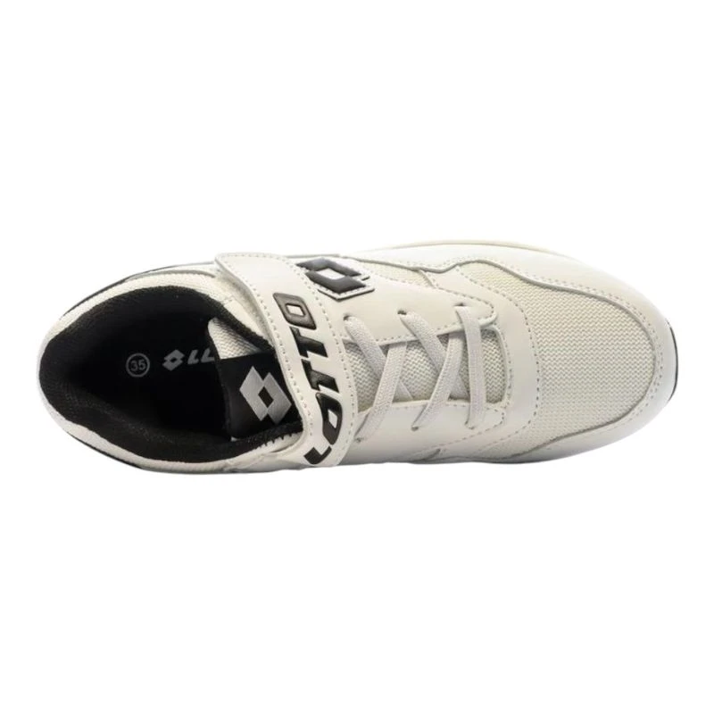  Lotto Boys Six100 Casual Shoes (White) | Sportpursuit.com