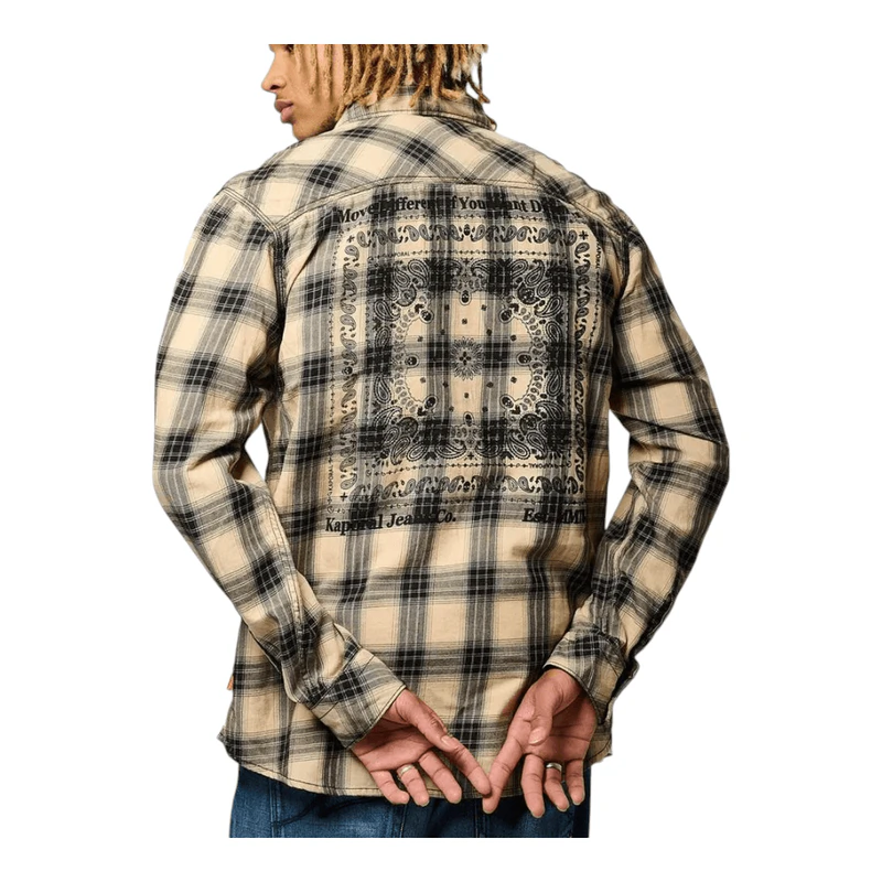 Chemise KAPORAL Taille 16 Ans Blanc 100% Coton Manches Longues - Occasion Très Bon État (TBE)