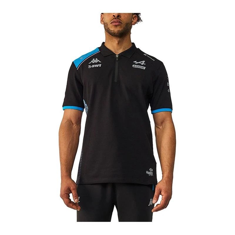 T-Shirt Kappa Alpine F1 Homme - Collection Officielle - 62% Coton - Col Rond