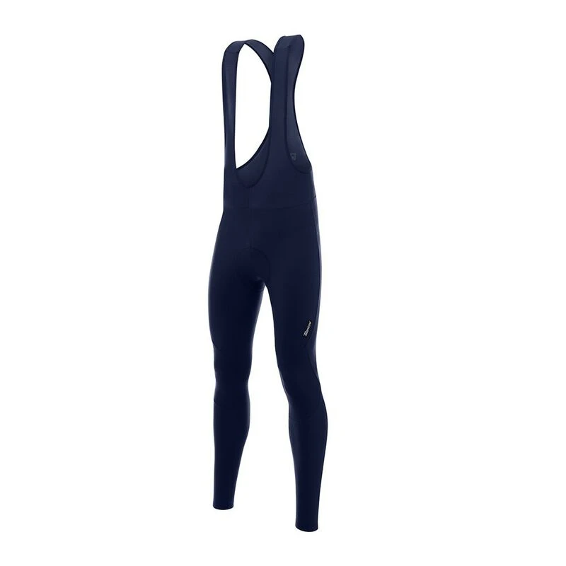 Santini Mens STX Max Bib Tights Navy Blue Sportpursuit