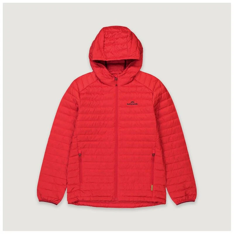 Kathmandu Mens Heli V2 Down Jacket Signal Red Sportpursuit