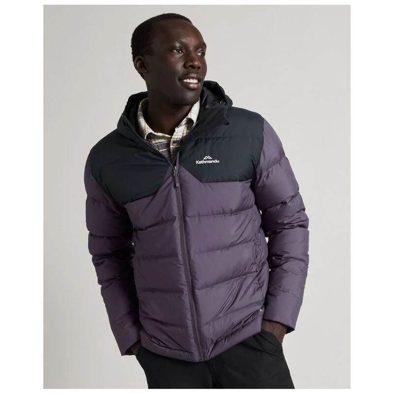 Kathmandu Mens Epiq V2 Down Jacket Dusk Black Sportpursuit