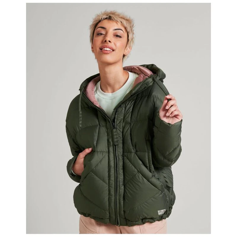 Kathmandu Womens Nxt Level Bio Down Jacket Rosin Sportpursuit