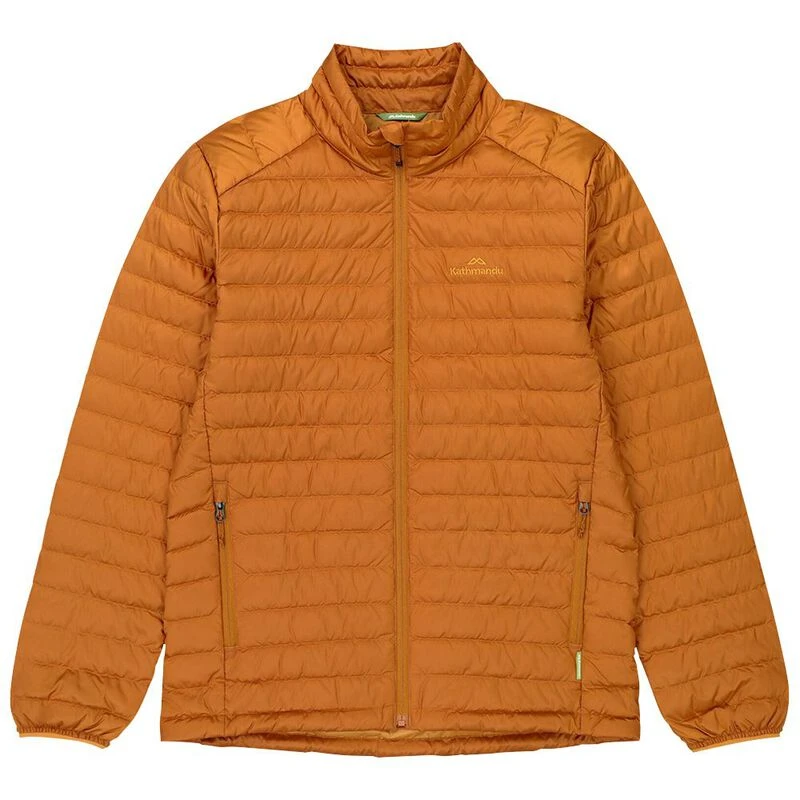 Kathmandu Mens Heli V3 Down Jacket Golden Oak Sportpursuit