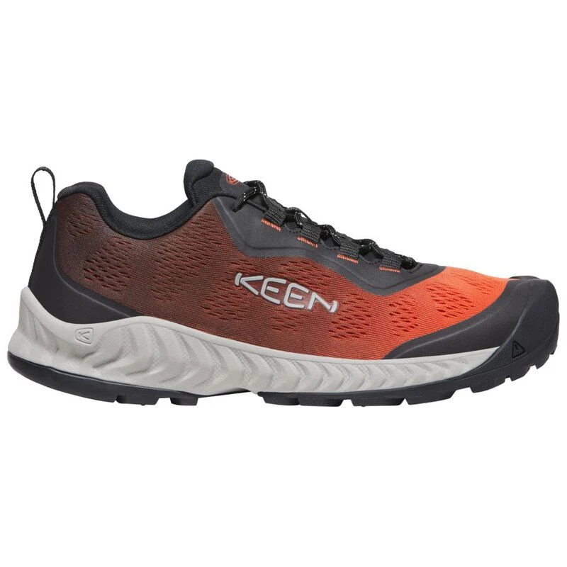 Keen Mens Nxis Speed Hiking Shoes (Scarlet Ibis/Ombre) | Sportpursuit.