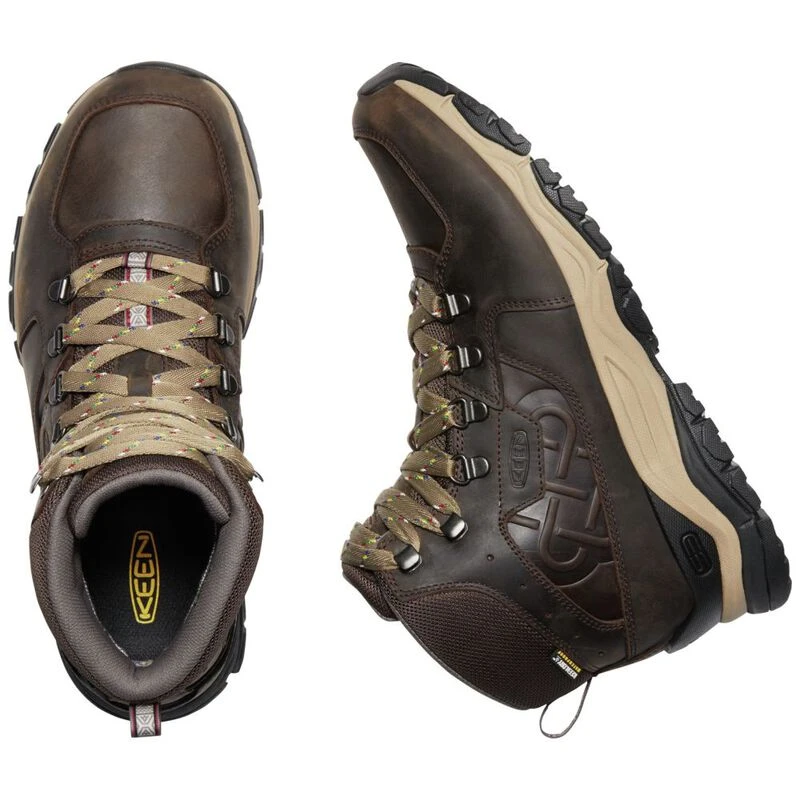 Keen Mens Innate Leather Mid Waterproof Boots (Root Brown  display picture 2