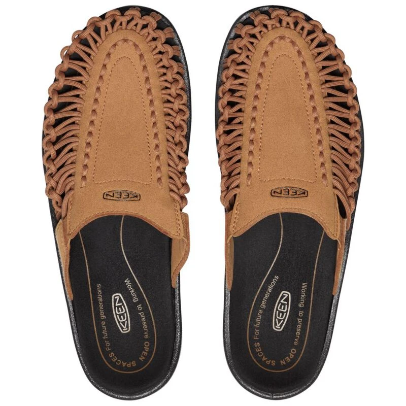 Keen Mens Uneek II Slide Sandals (Cathay Spice/Black) | Sportpursuit.c