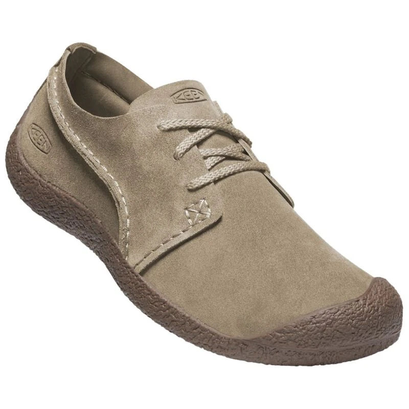 Keen Mens Howser Suede Oxford Shoes (Timberwolf/Chestnut) | Sportpursu