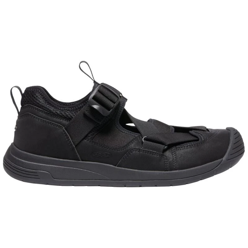 Keen Mens Zerraport Trail Sandals Triple Black Black Sportpursuit