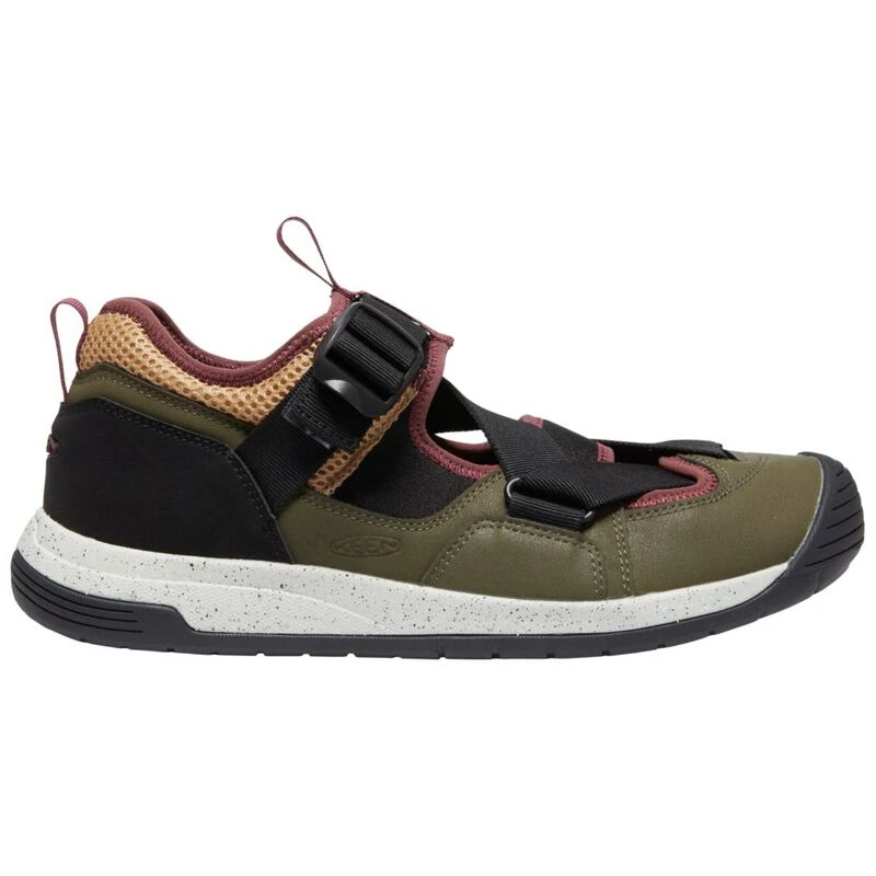 Keen Mens Zerraport Trail Sandals (Dark Olive/Doe) | Sportpursuit.com