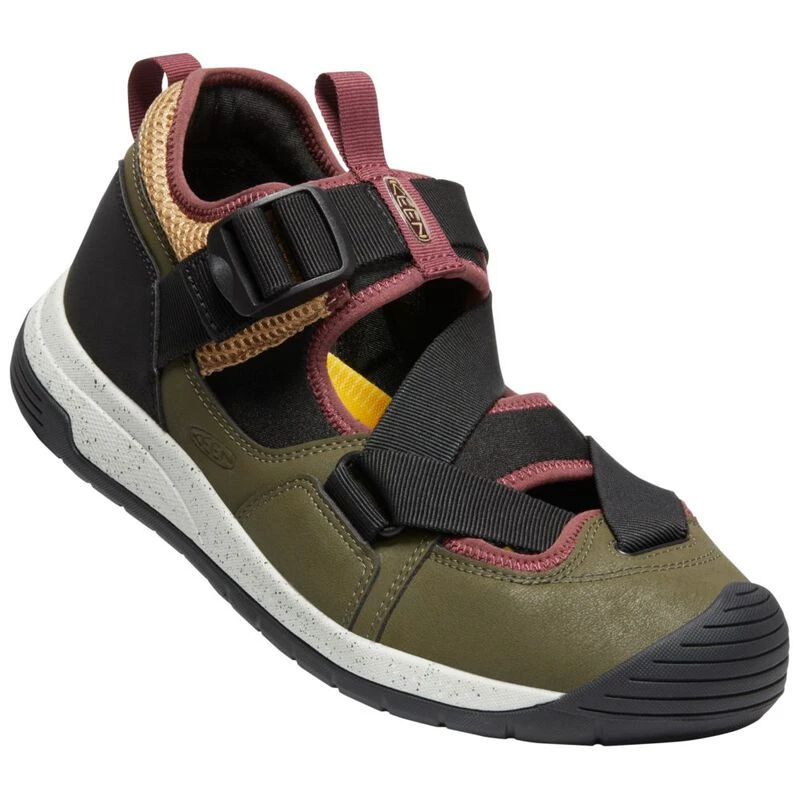 Keen Mens Zerraport Trail Sandals (Dark Olive/Doe) | Sportpursuit.com