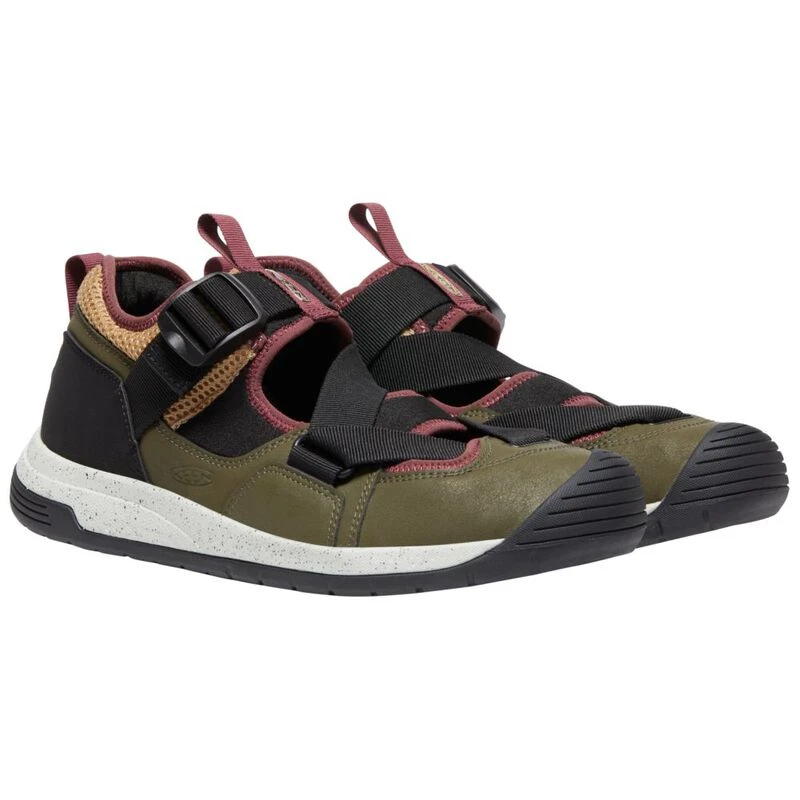 Keen Mens Zerraport Trail Sandals (Dark Olive/Doe) | Sportpursuit.com