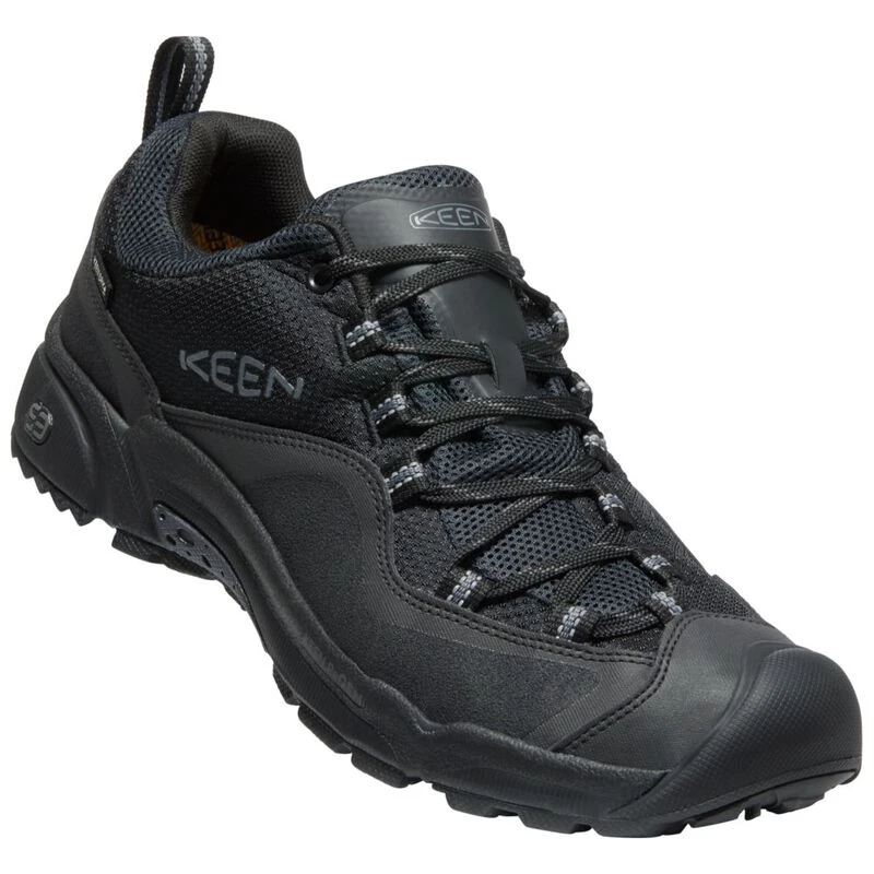 Keen Mens Wasatch Crest WP Hiking Shoes Black Magnet Sportpursuit