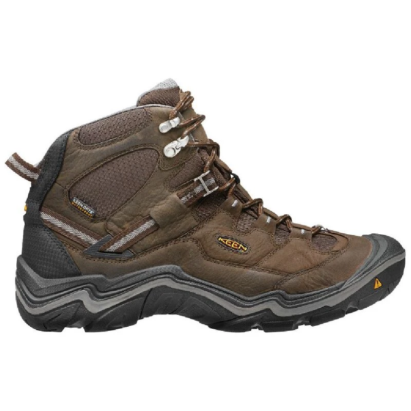 Keen Mens Durand Mid Waterproof Boots Cascade Brown Gargoyle Sport