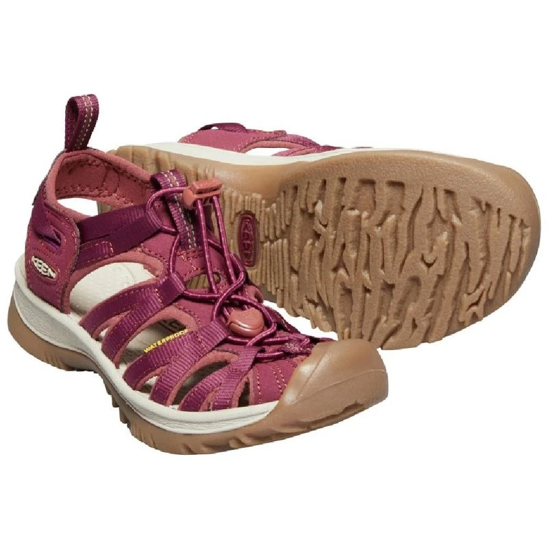 Keen Womens Whisper Sandals Rhododendron Marsala Sportpursuit