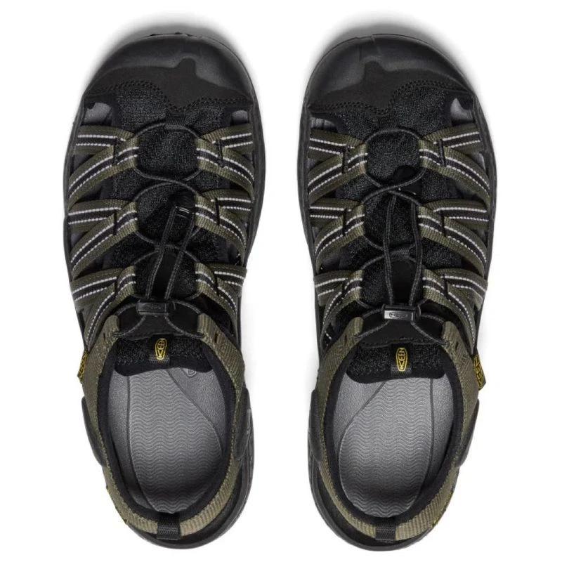 Keen Mens Drift Creek H2 Sandals (Dark Olive/Black  display picture 2