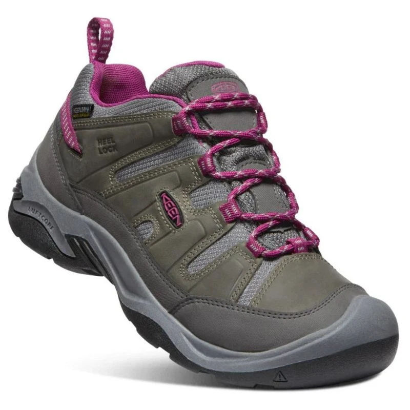 Keen Womens Circadia WP Hiking Boots (Steel Grey/Boysenberry