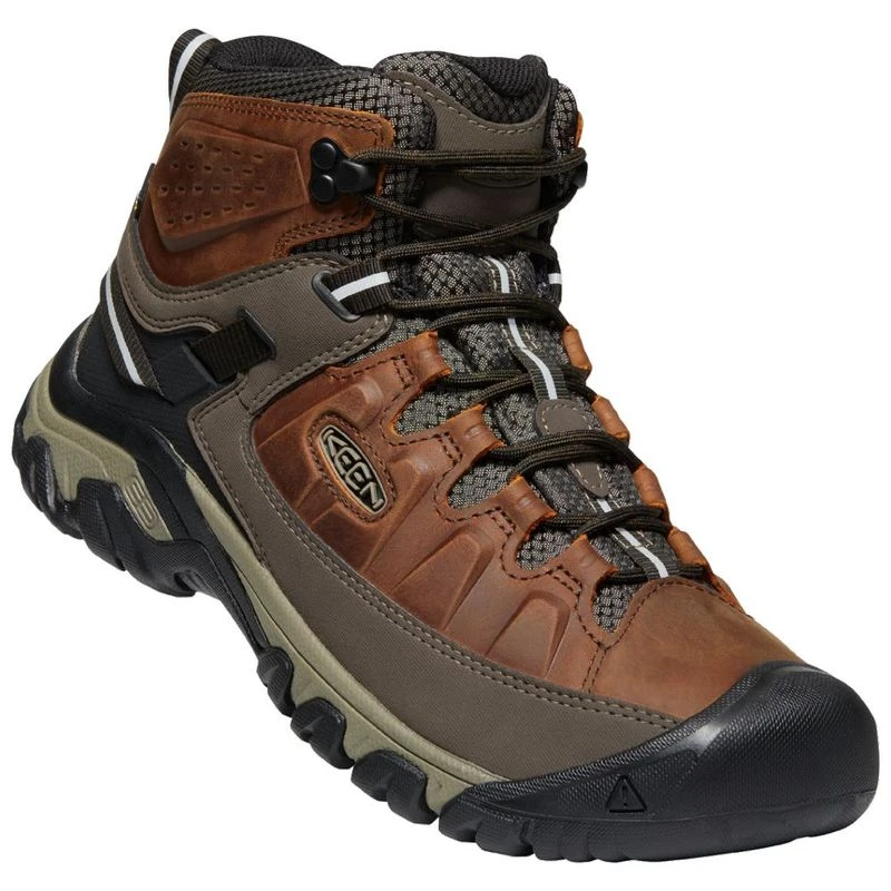 Keen Mens Targhee III Mid WP Hiking Boots Chestnut Mulch Sportpurs