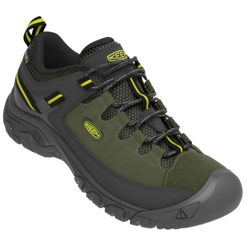 Keen Mens Targhee III WP Hiking Shoes Forest Night Evening Primrose