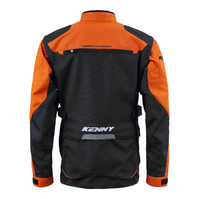 KennyRacing Mens Titanium Jacket (Orange) | Sportpursuit.com