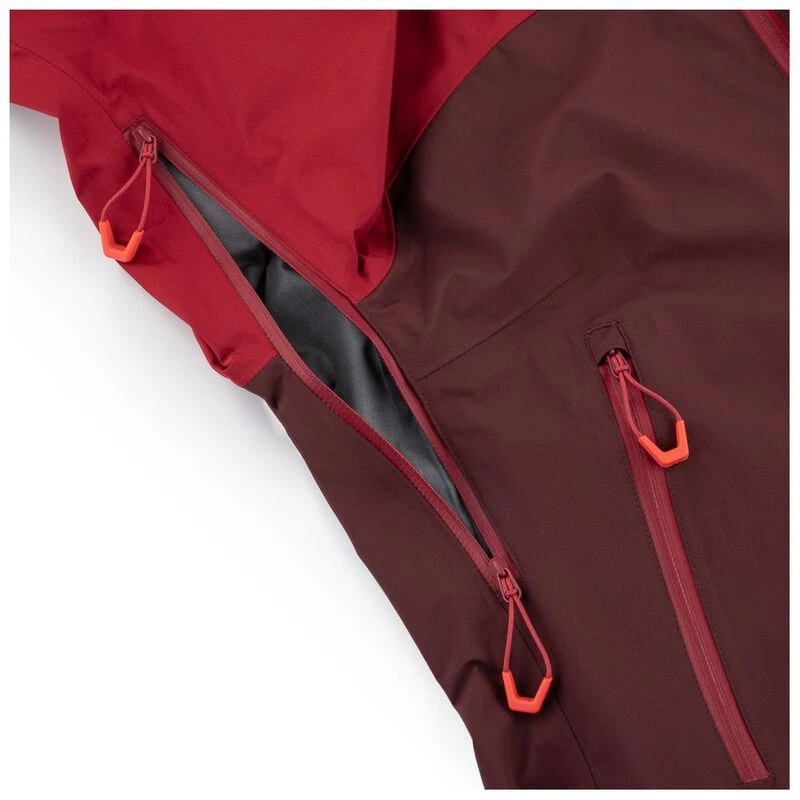 Kilpi Womens Mamba Waterproof Jacket (Dark Red) | Sportpursuit.com