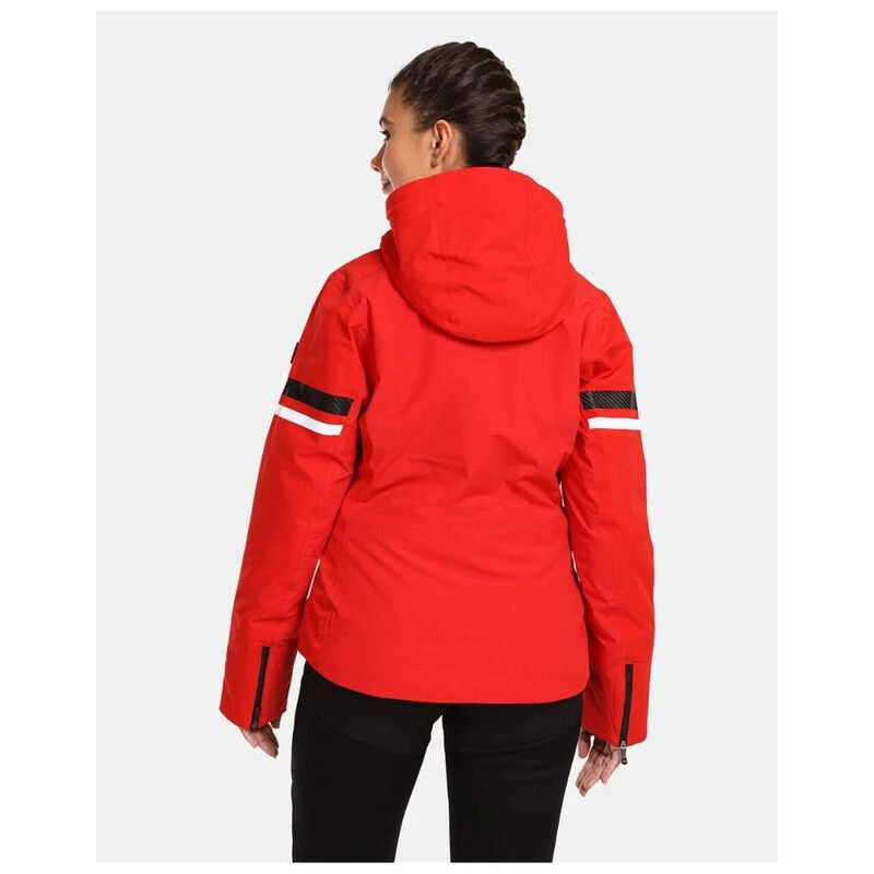 Ladies red ski jacket deals